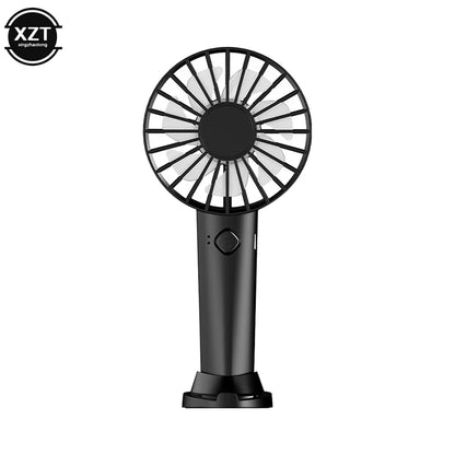 Desktop Fan Mini Handheld Fan Portable USB Rechargeable Fan Desk Top Student Dormitory Fan.