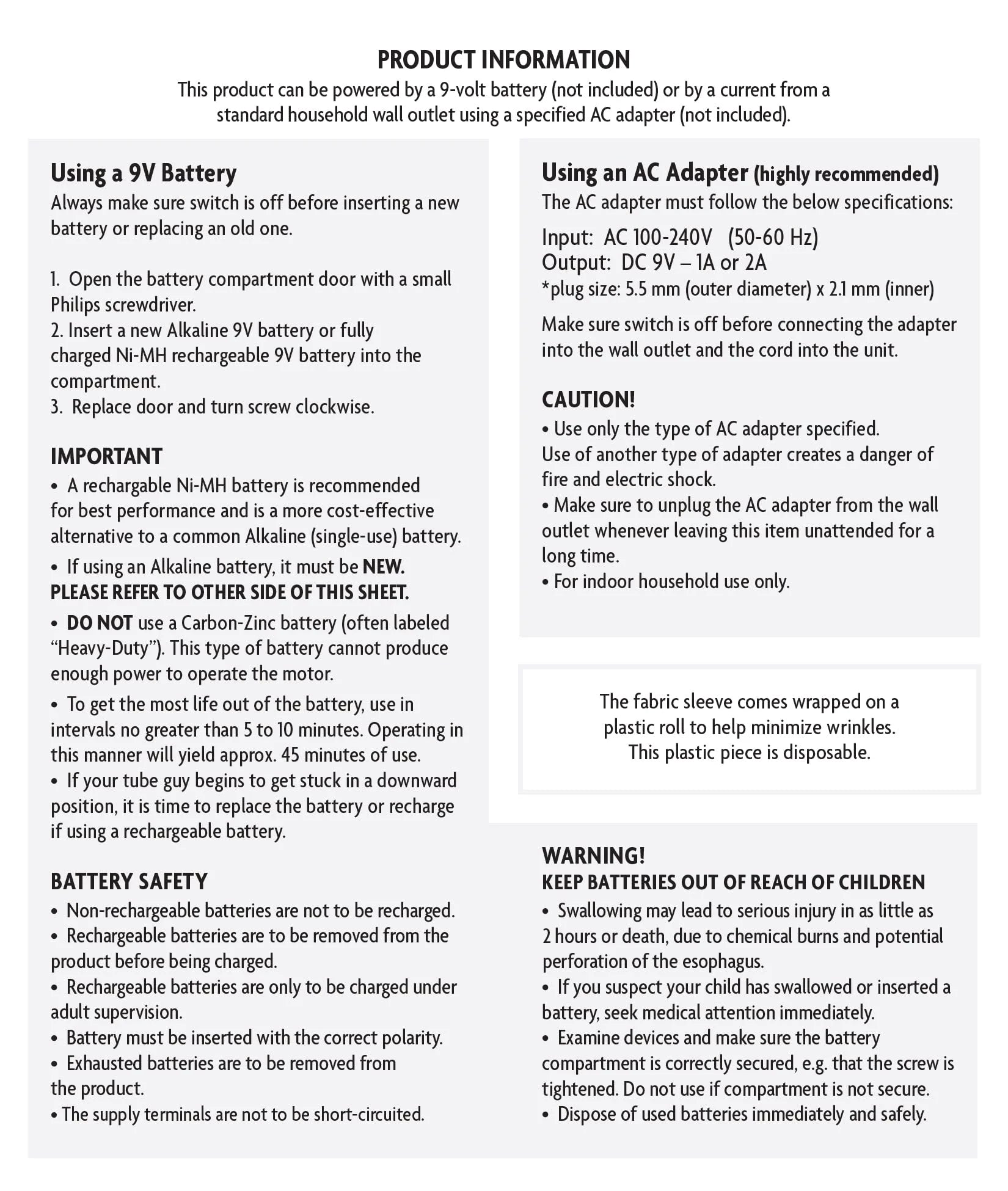 Wacky Waving Inflatable Tube Elf, (Hardcover)