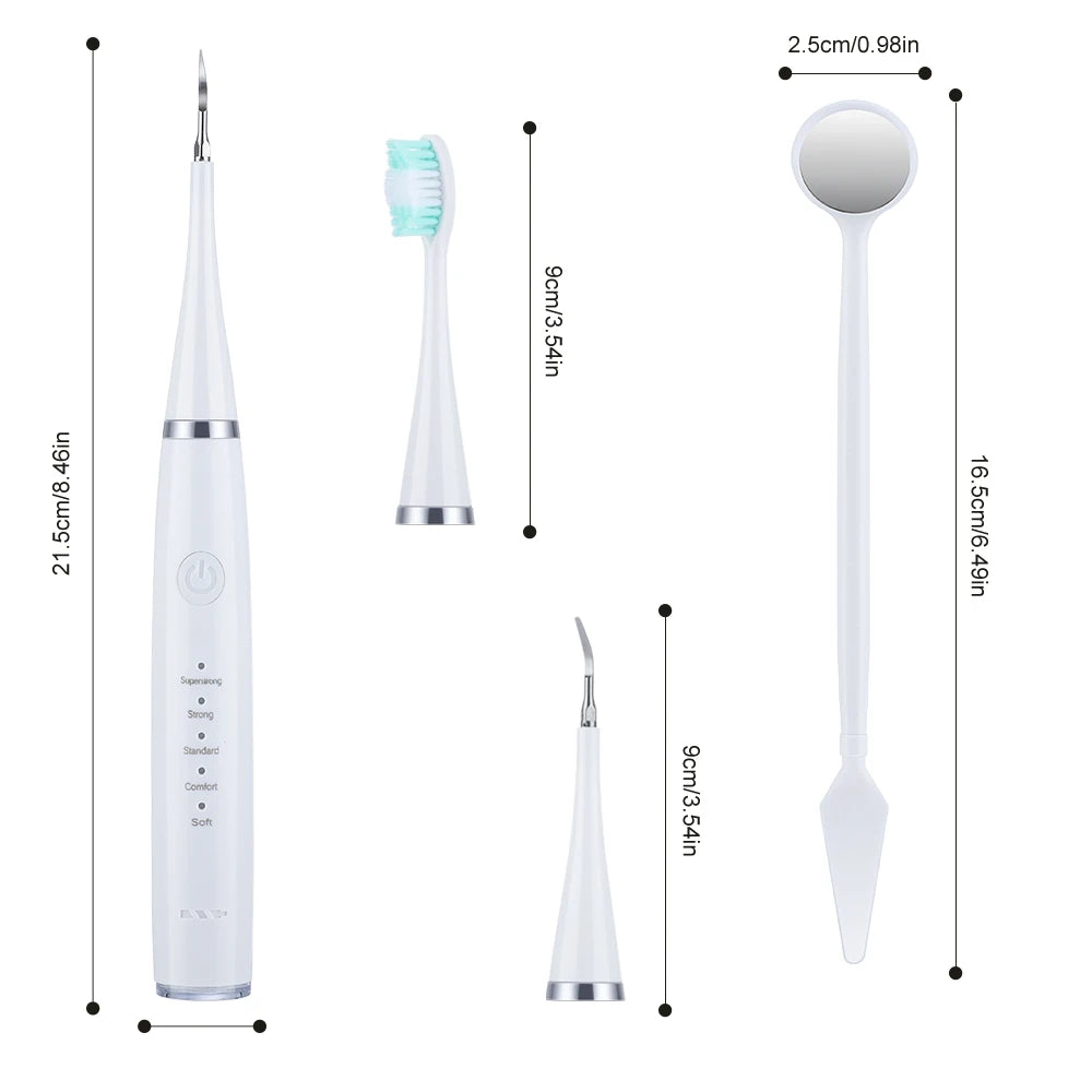 Household Rechargable Dental Scaler 31000Min Electric Teeth Whitening Cleaner Remove Dental Calculus Tartar Oral Care Device NEW.
