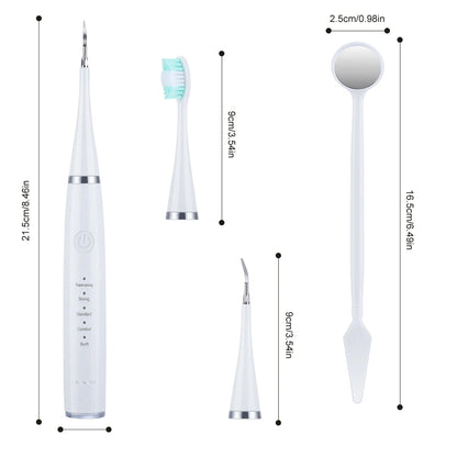 Household Rechargable Dental Scaler 31000Min Electric Teeth Whitening Cleaner Remove Dental Calculus Tartar Oral Care Device NEW.